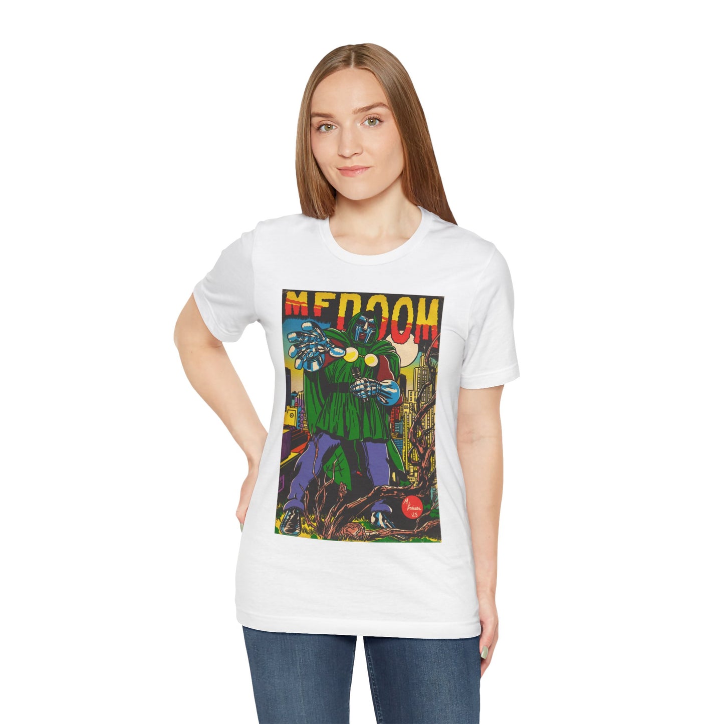DOOM - Comic Book Art - Unisex Jersey T-Shirt