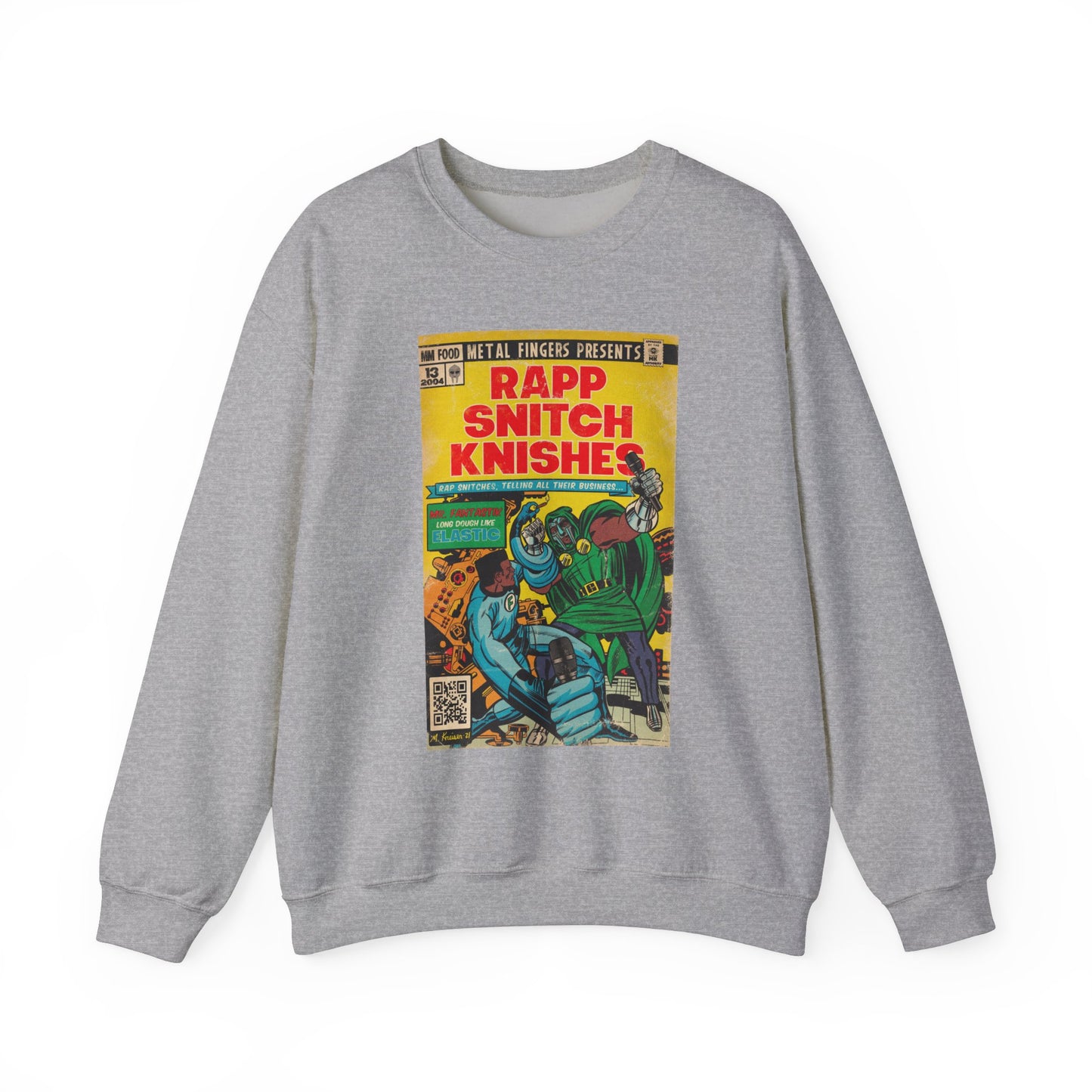 MF DOOM -Rapp Snitch Knishes - Unisex Heavy Blend™ Crewneck Sweatshirt