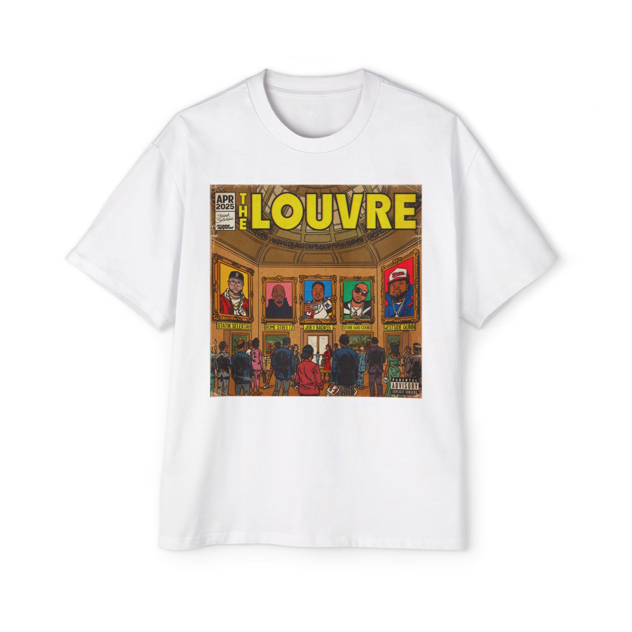 The Louvre - Men's Heavy Oversized Tee