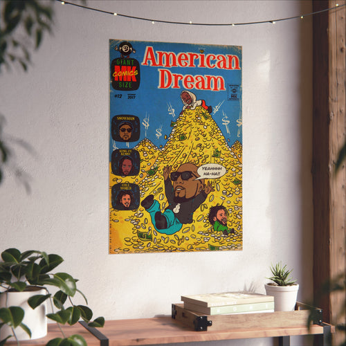American Dream – Matte vertikale Poster