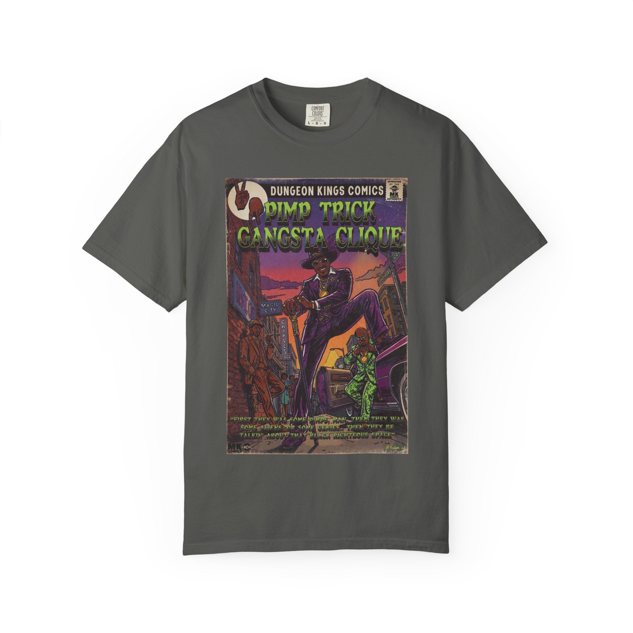 Pimp Trick Gangsta Clique - Unisex Comfort Colors T-shirt