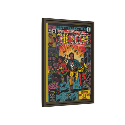 The Score - Matte Canvas, Framed (Multi-color)