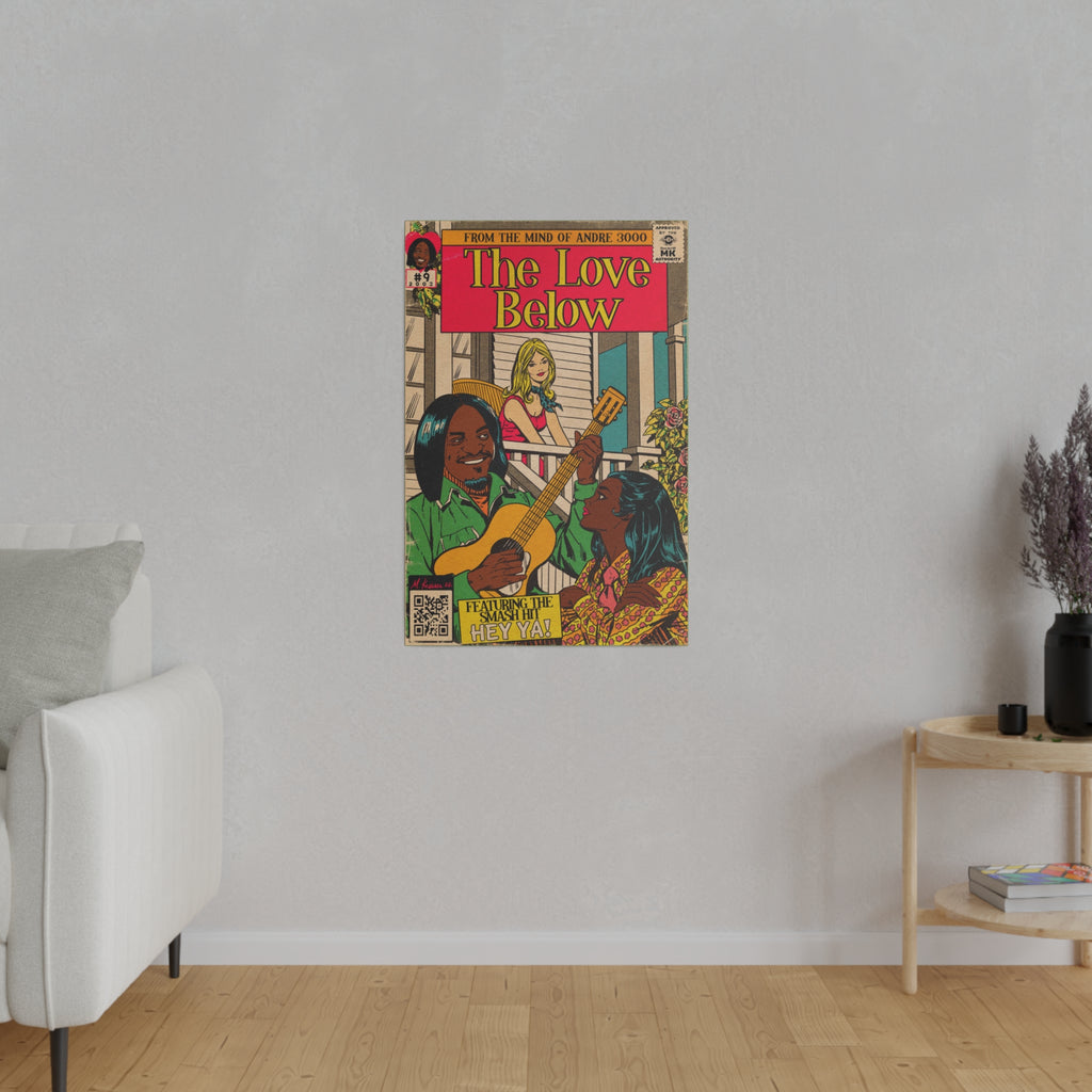 The Love Below - Matte Canvas, Stretched