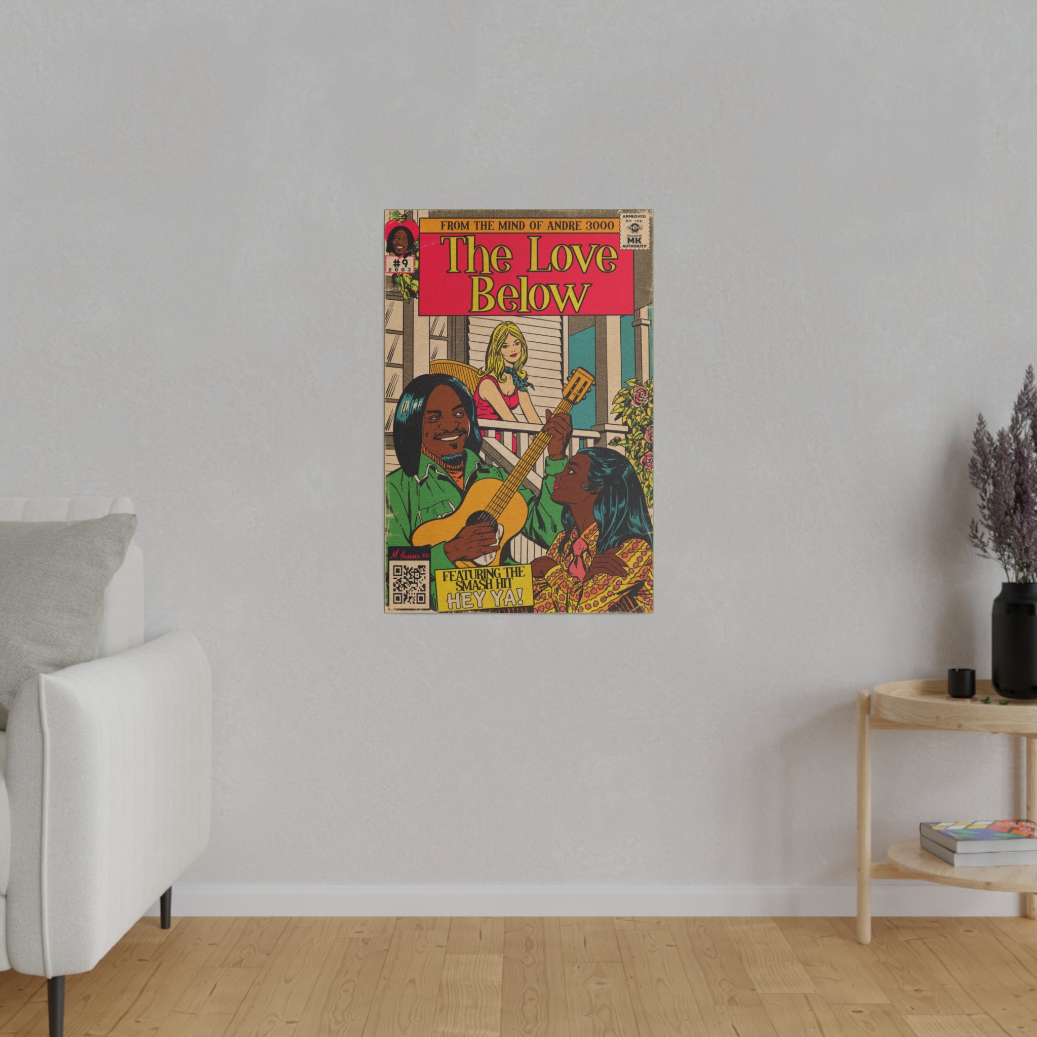 The Love Below - Matte Canvas, Stretched