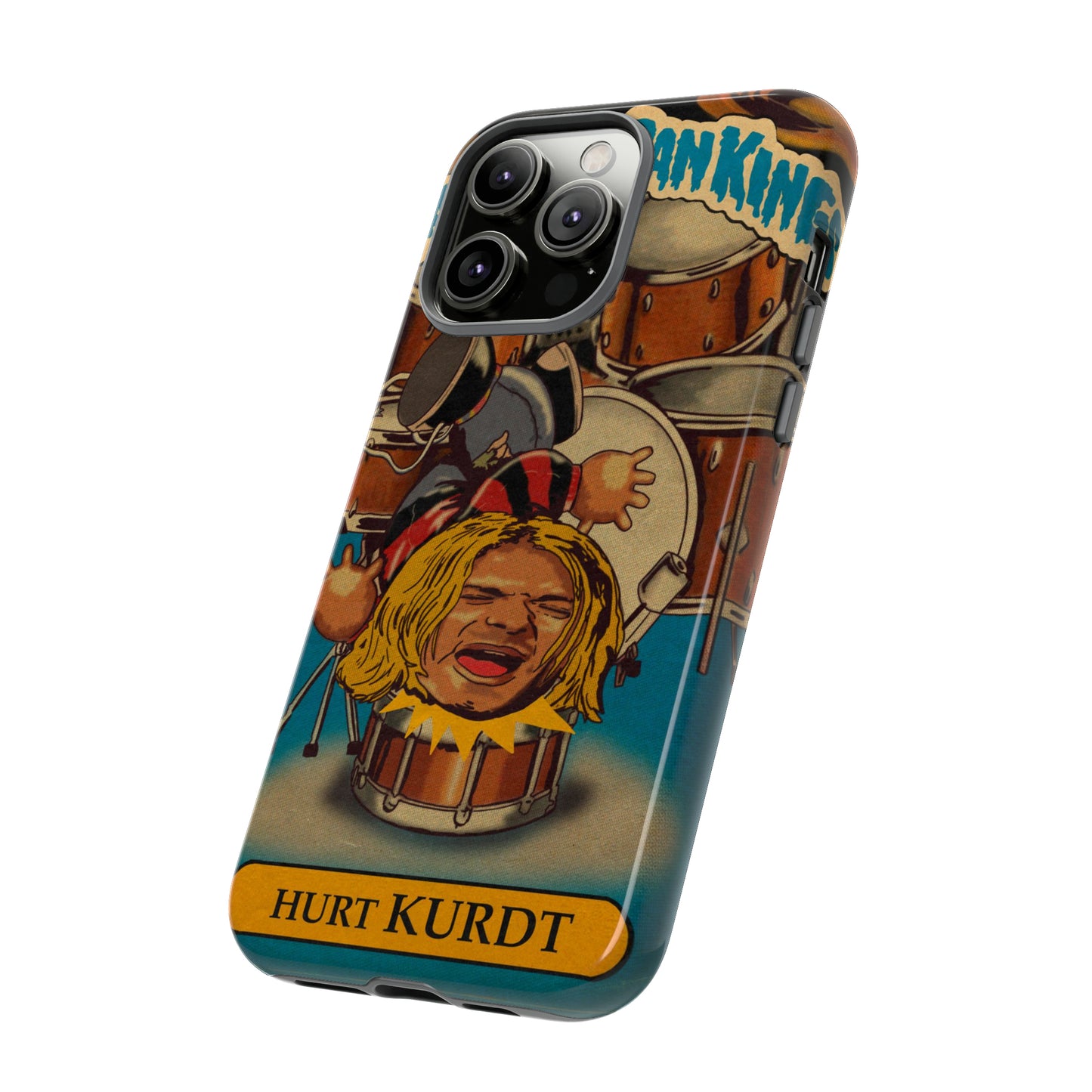 Hurt KURDT - Garbage Can Kings - Nirvana - Tough Phone Cases