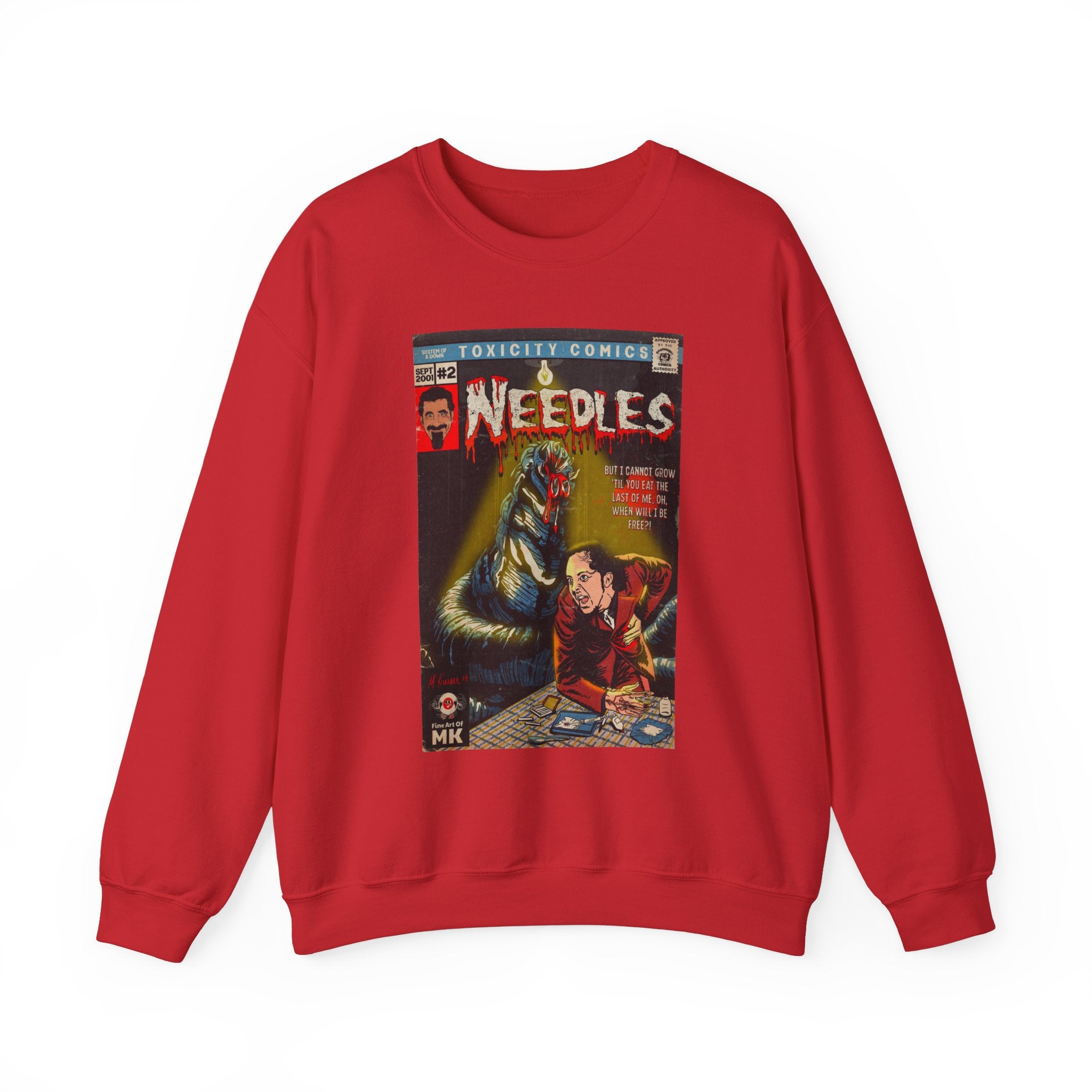 Needles - Unisex Heavy Blend™ Crewneck Sweatshirt