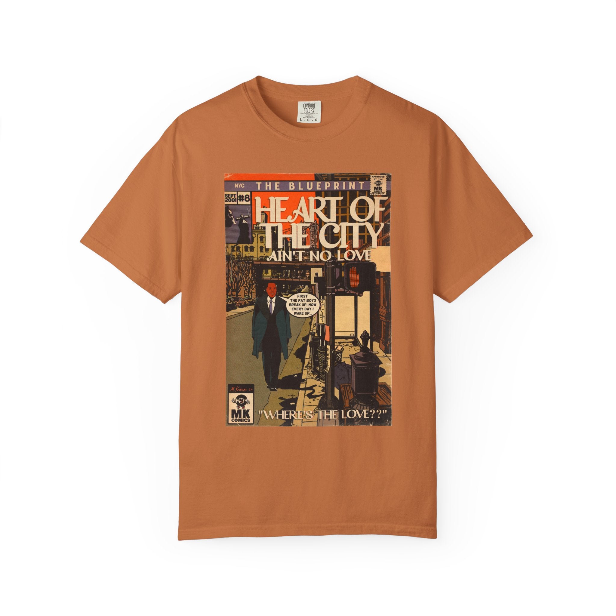 Heart of the City - Unisex Garment-Dyed T-shirt