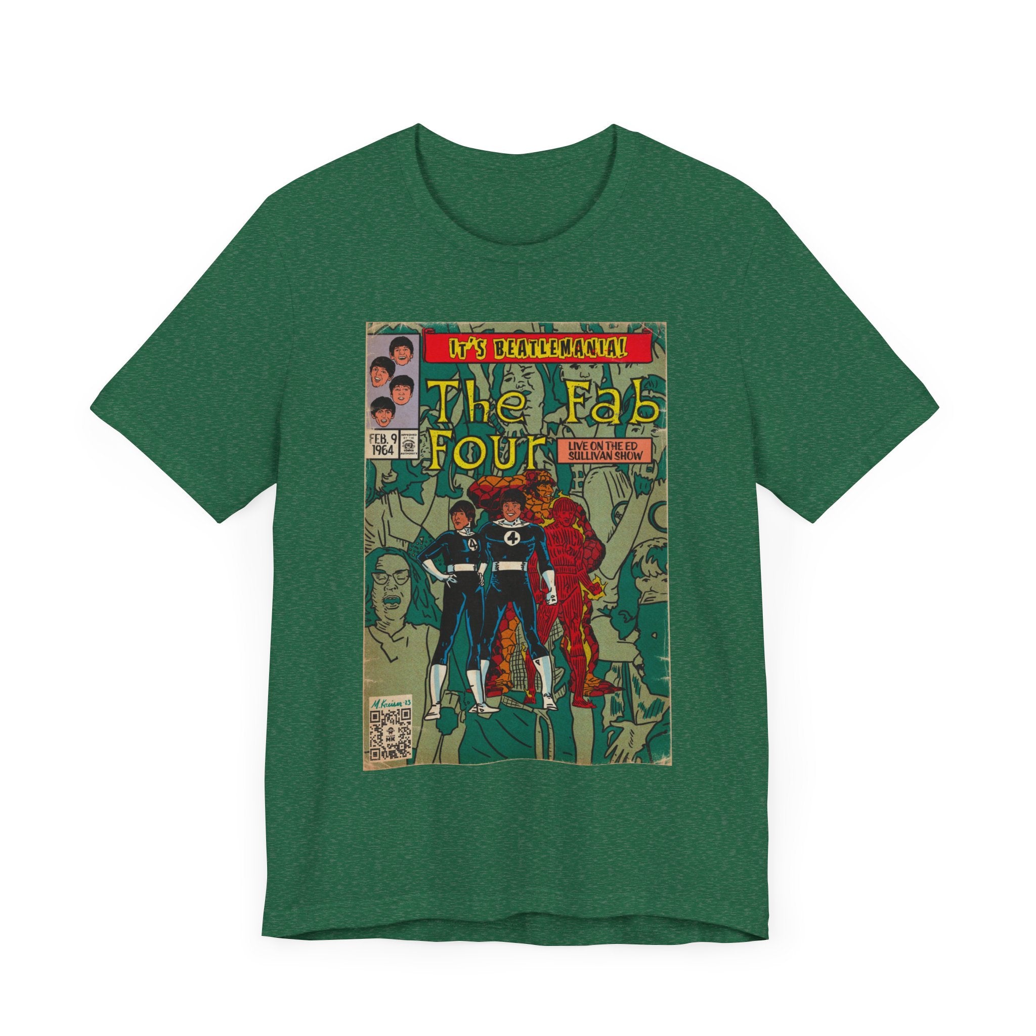 Beatlemania -  Unisex Jersey Short Sleeve Tee