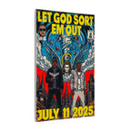 Let God Sort Em Out - Matte Canvas, Stretched, 0.75" (Multi-Size)