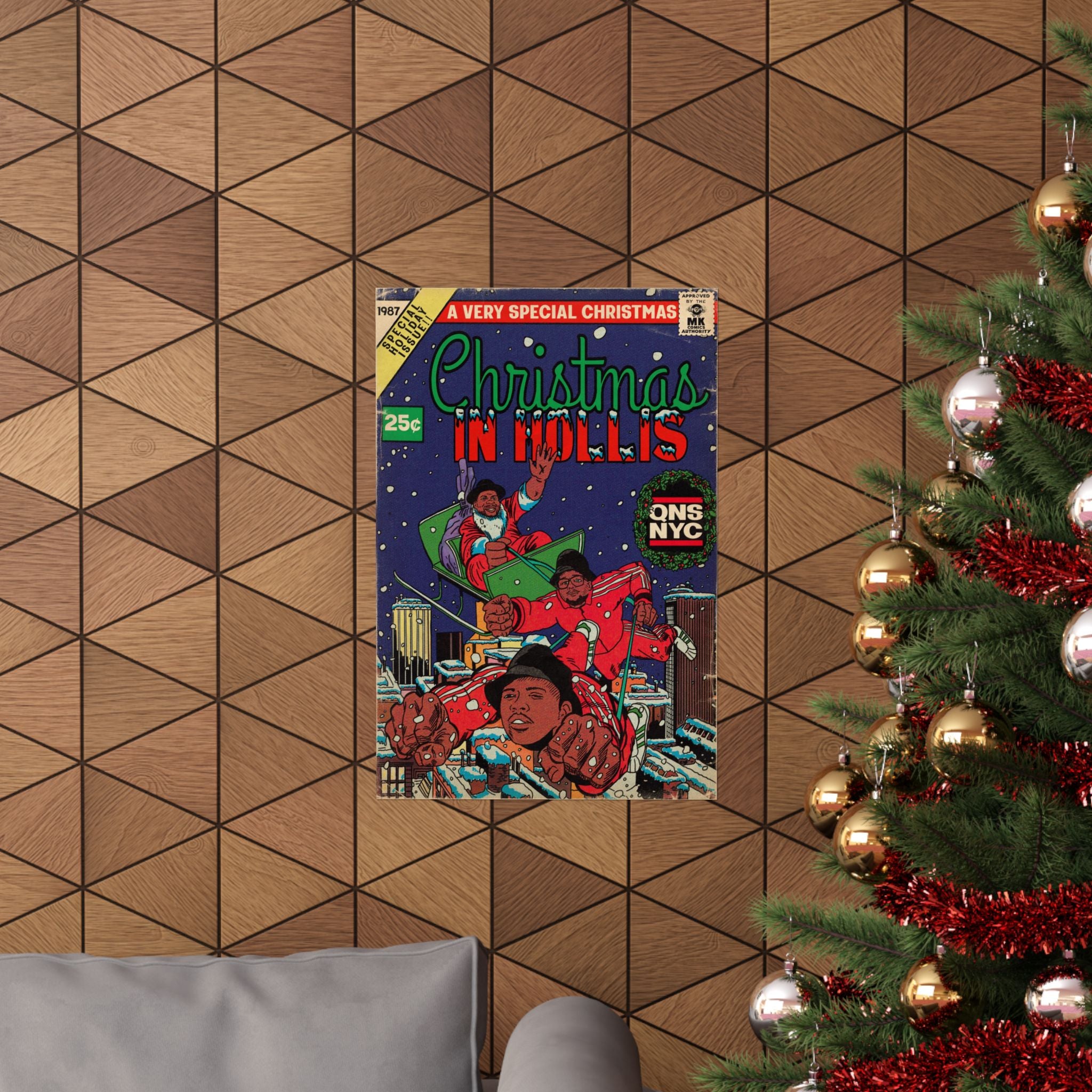 Christmas in Hollis - Matte Vertical Posters