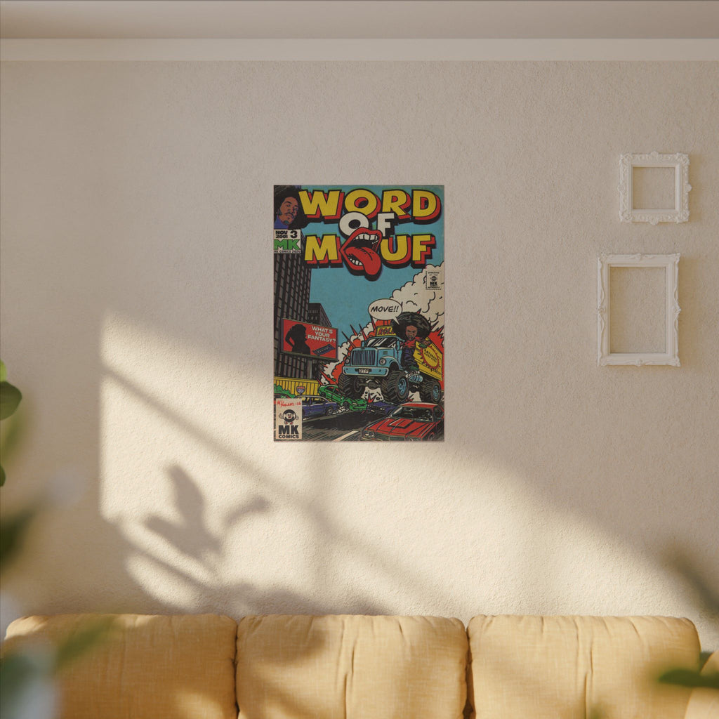 Word of Mouf - Matte Canvas, Stretched, 0.75" (Multi-Size)