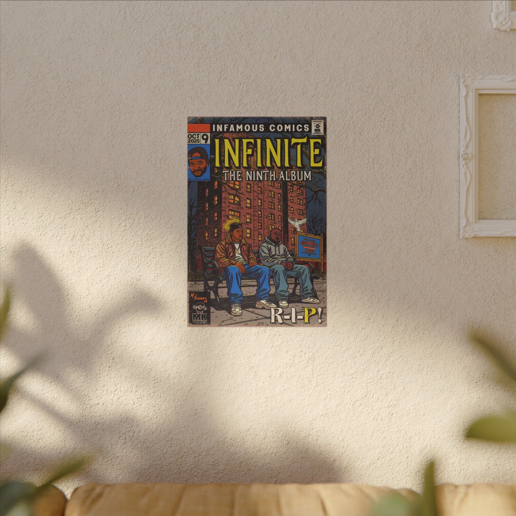 Infinite - Comic Book Art - Matte Canvas, Stretched, 0.75" (Multi-Size)