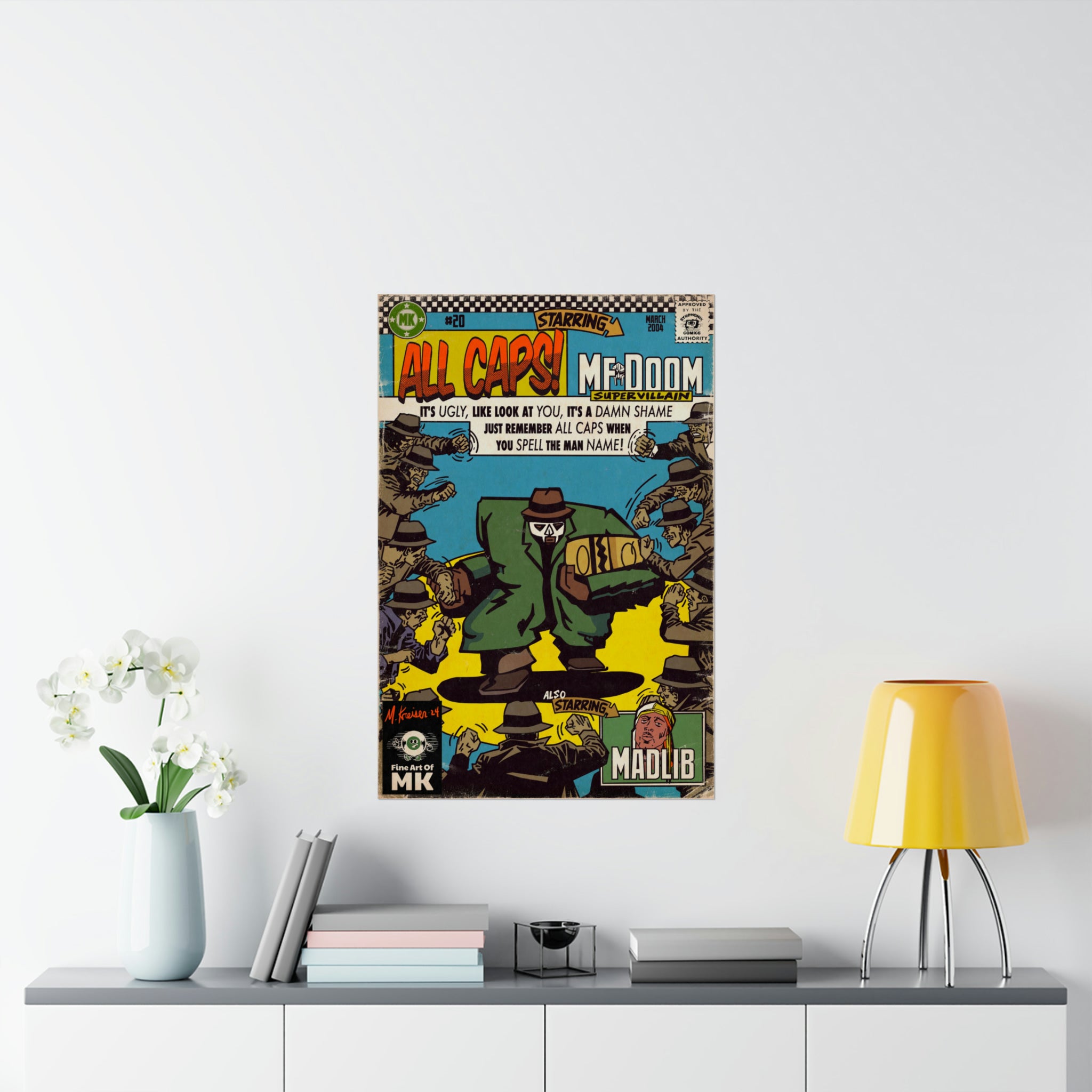 All Caps - Matte Vertical Posters