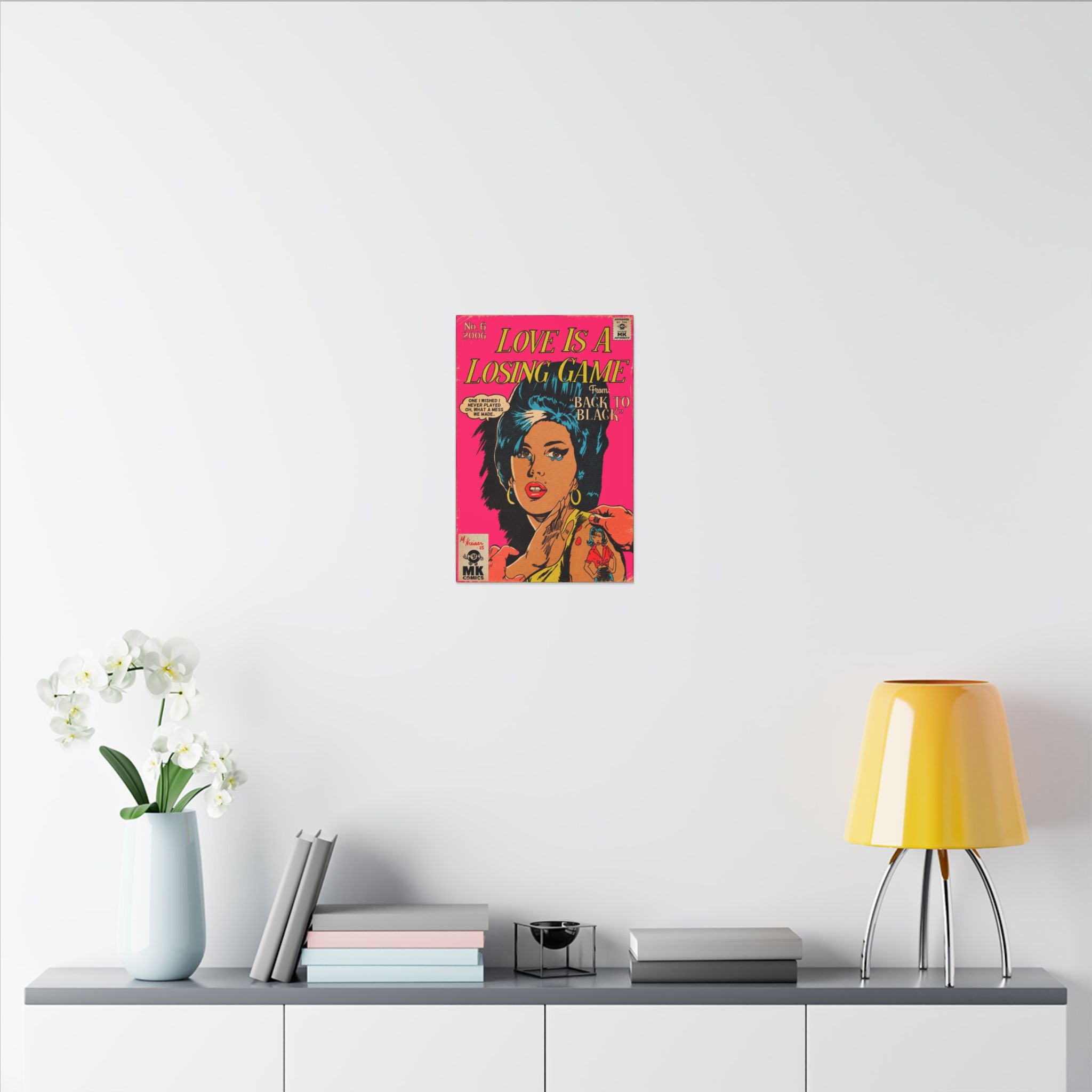 Love Is A Losing Game - Matte Canvas, Stretched