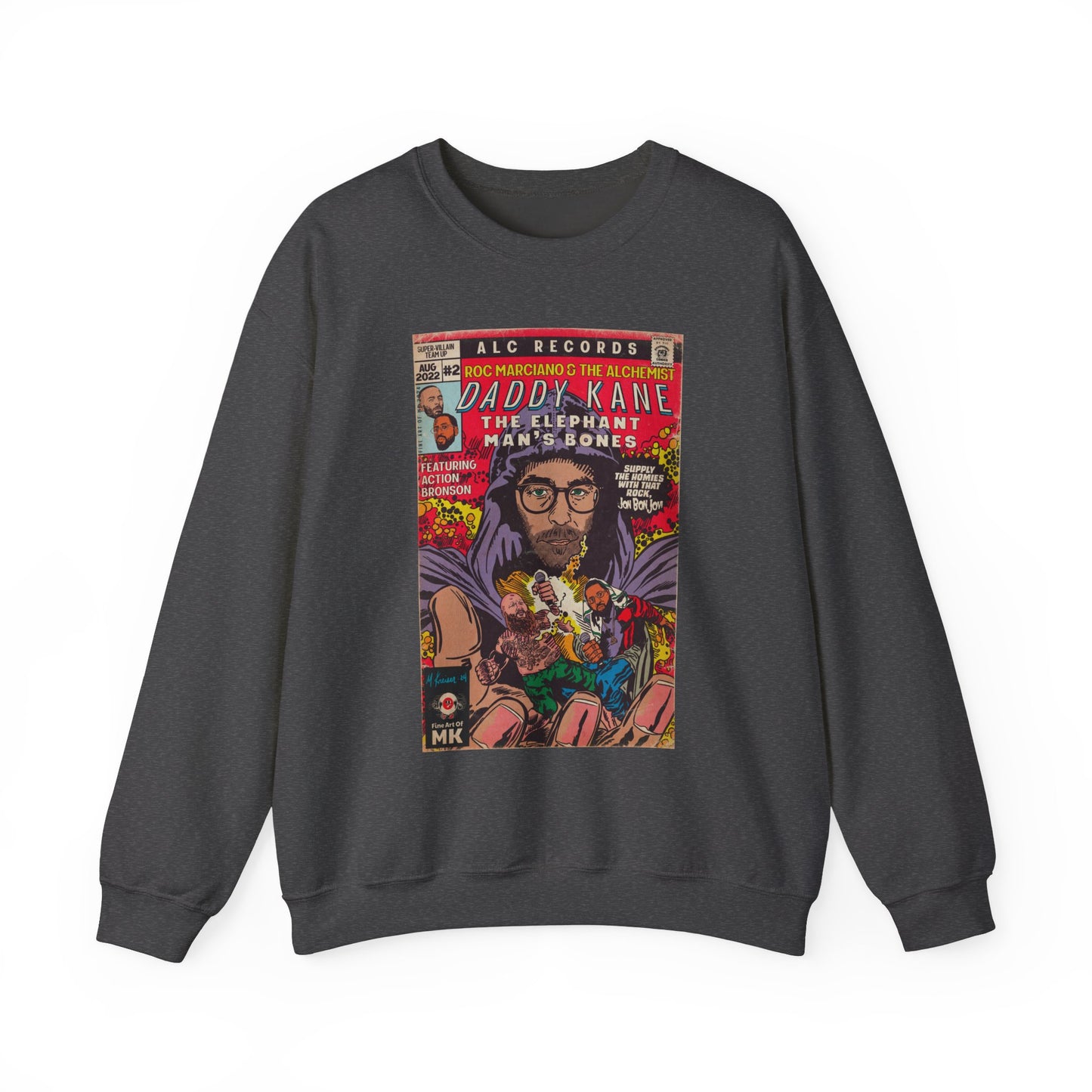 Roc Marciano, Alchemist, Action Bronson - Daddy Kane - Unisex Heavy Blend™ Crewneck Sweatshirt