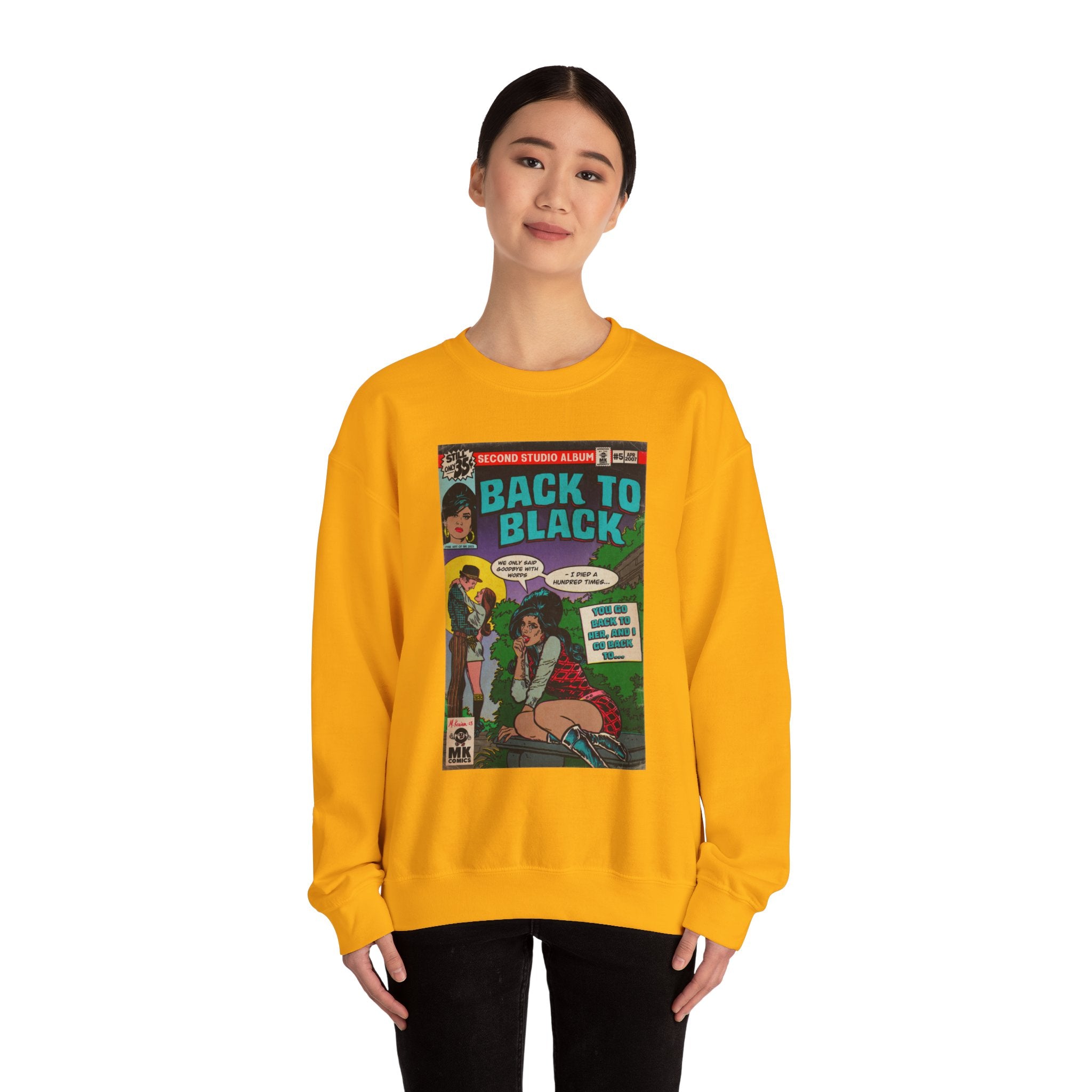 Back to Black - Unisex Heavy Blend™ Crewneck Sweatshirt