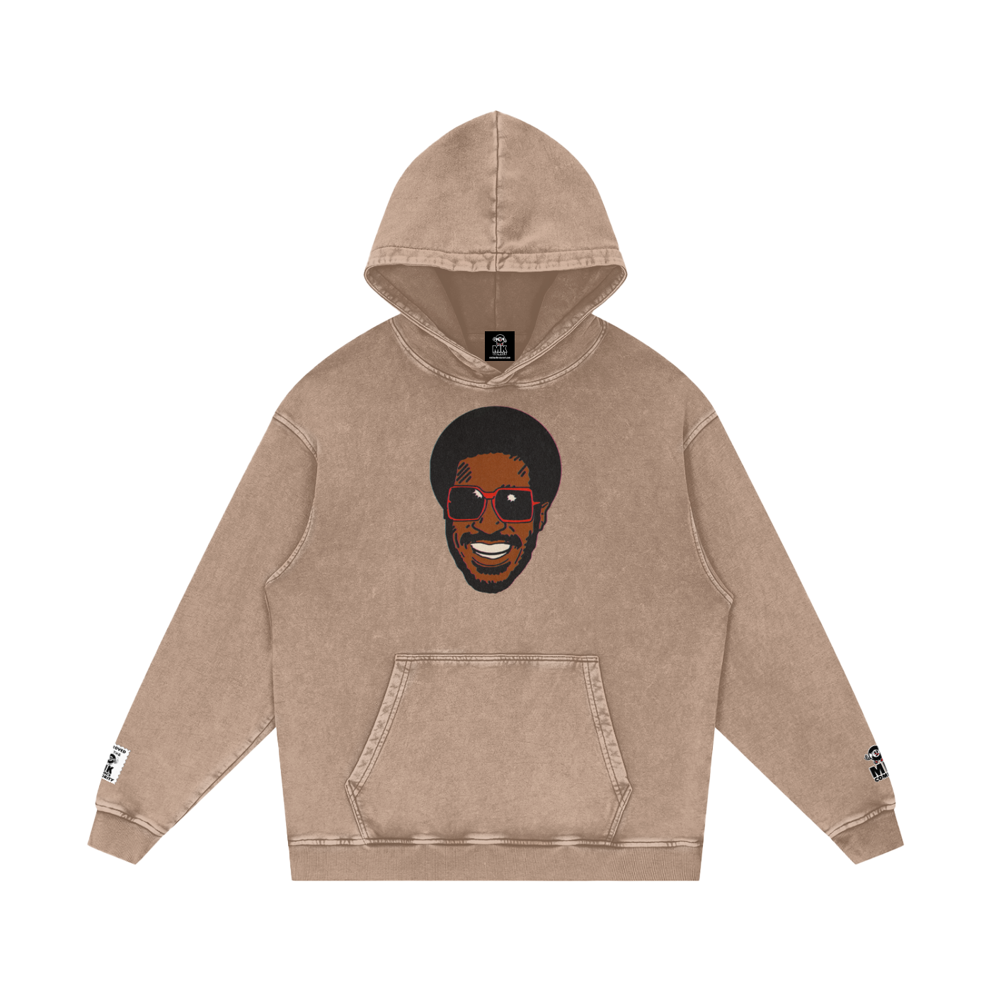 Songs in the Key of Life - Snow Washed Loose Cotton Hoodie