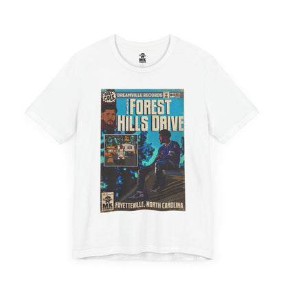 2014 Forest Hills Drive - Comic Book Art -  Unisex Jersey Short Sleeve Tee