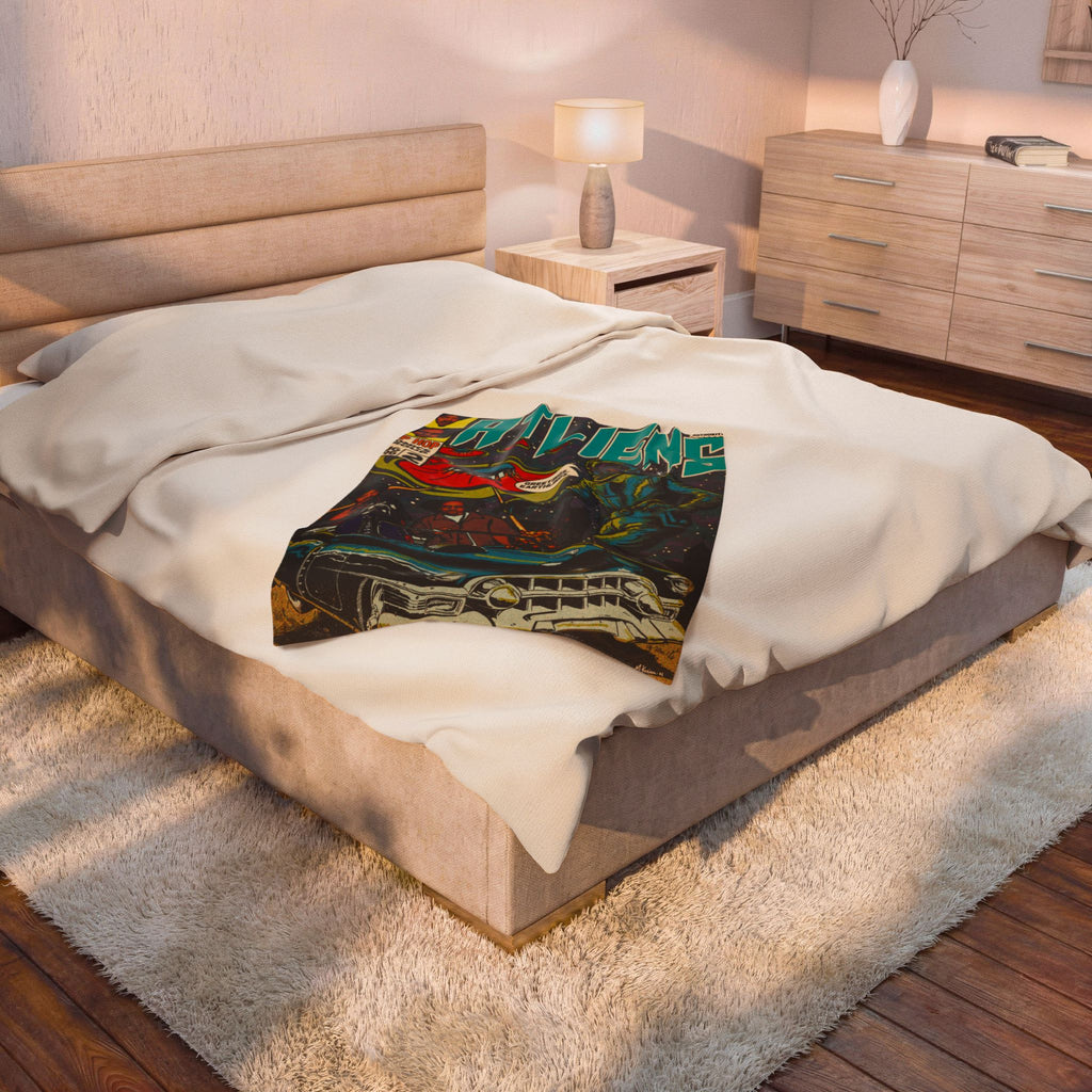 ATLiens - Velveteen Plush Blanket