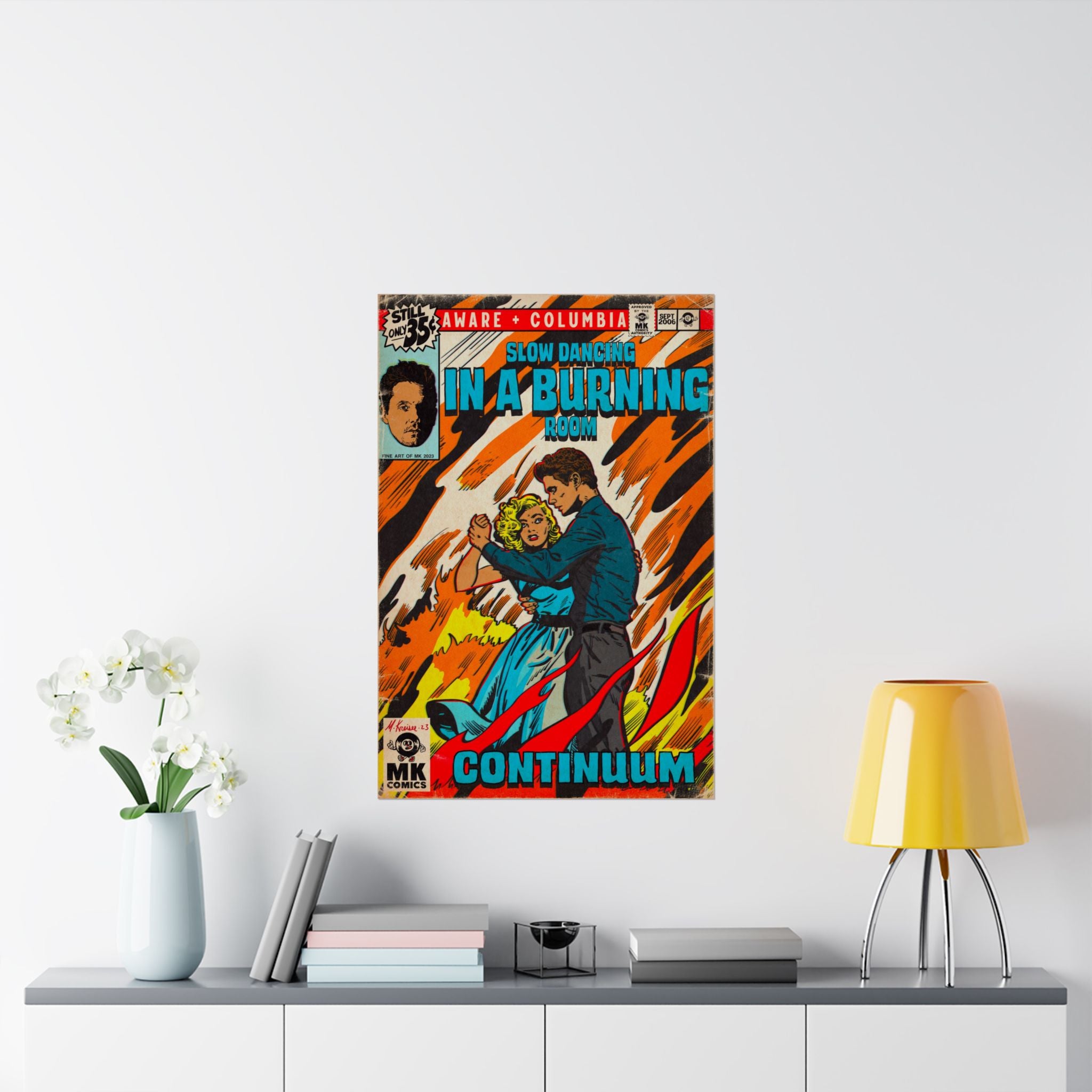 Slow Dancing in a Burning Room - Vertical Matte Poster