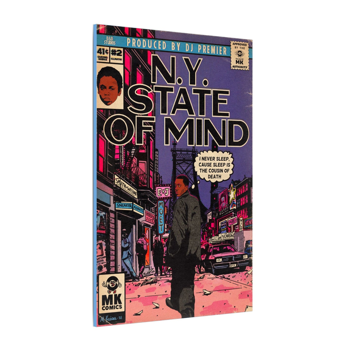 NY State of Mind - Matte Canvas, Stretched