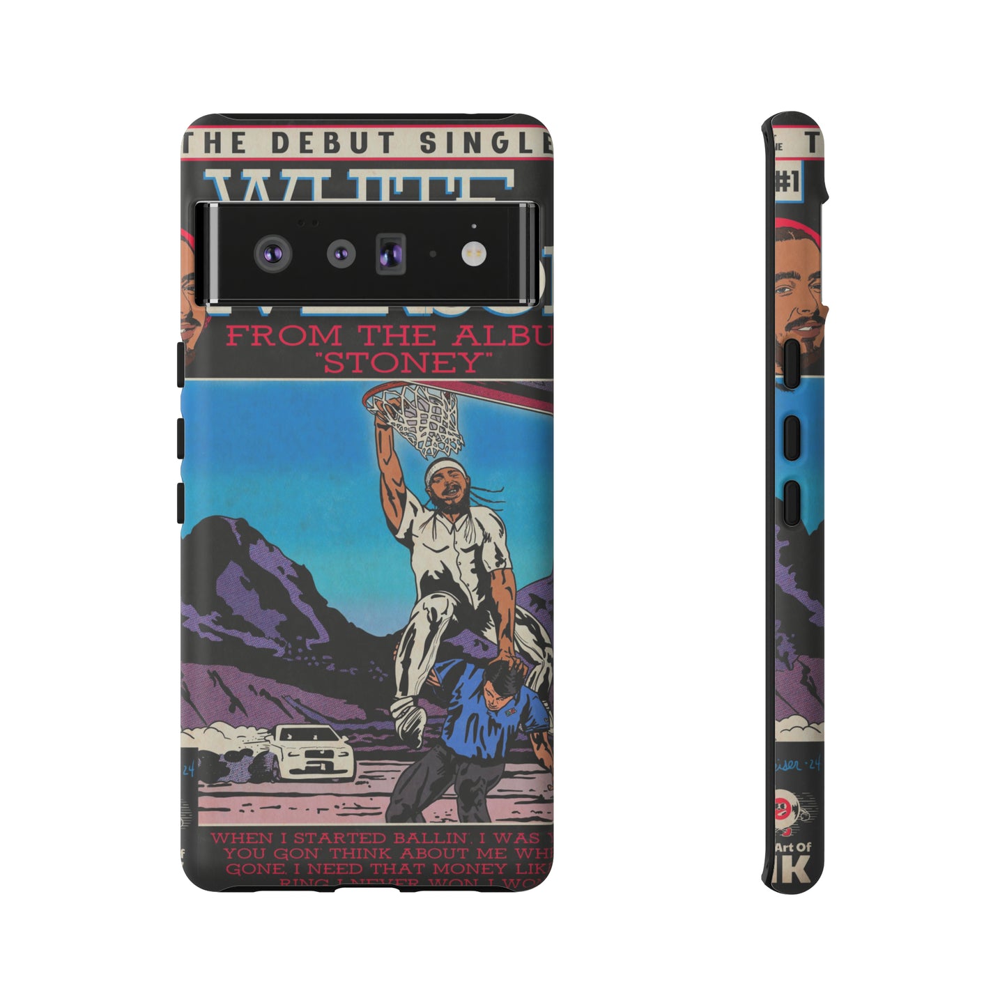 Post Malone - White Iverson -  Tough Phone Cases