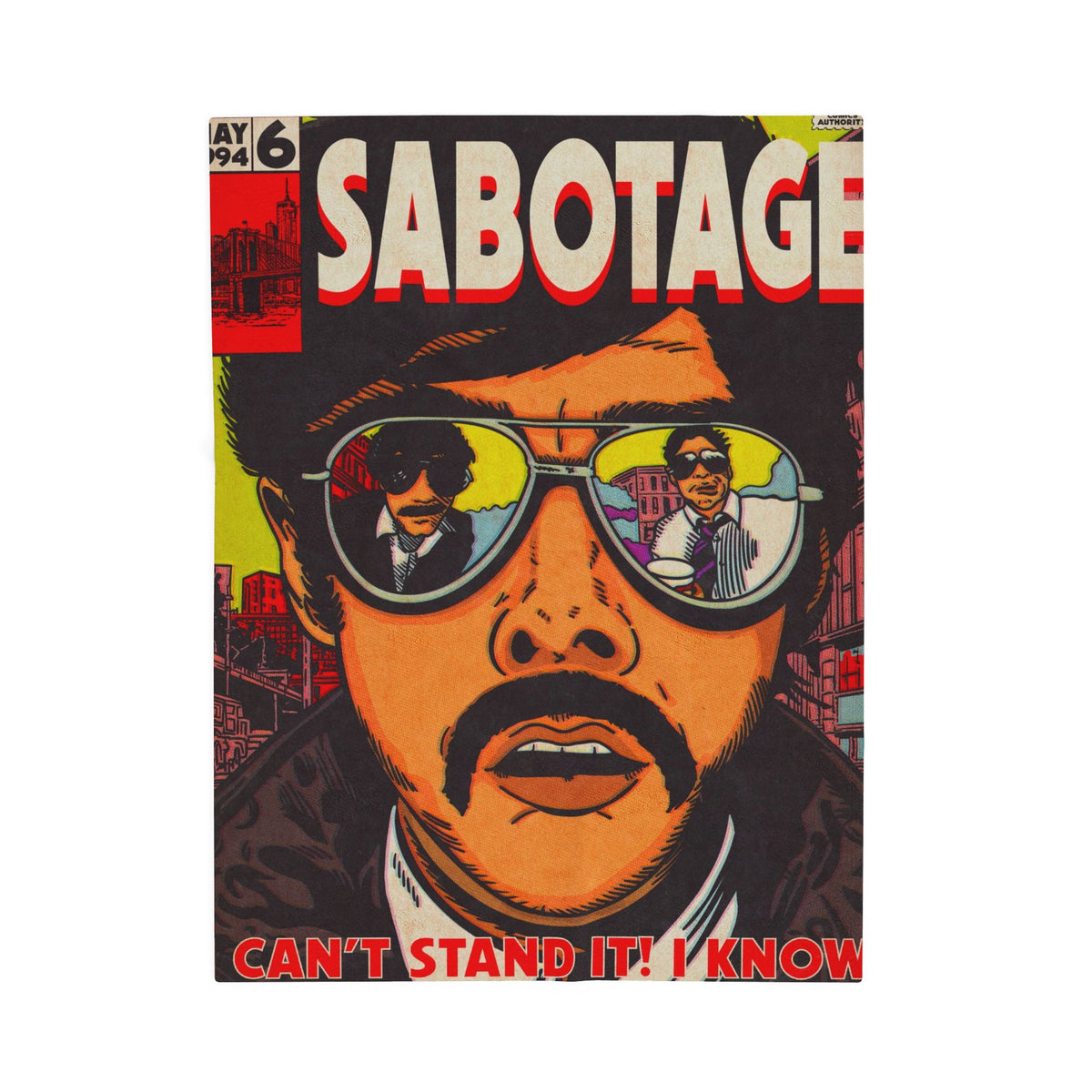 Sabotage - Velveteen Plush Blanket