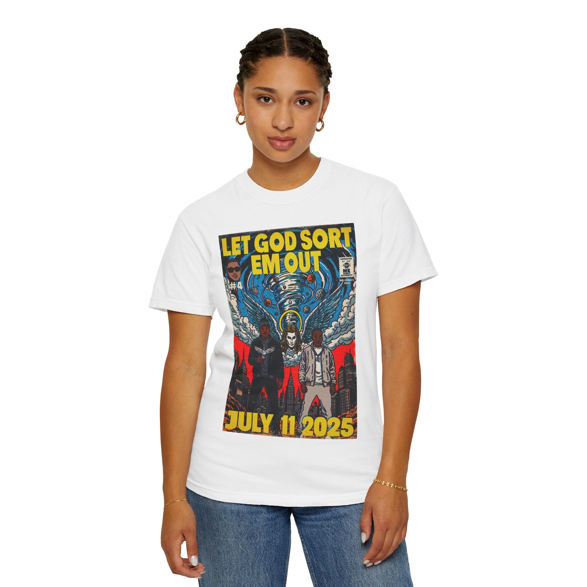Let God Sort Em Out - Unisex Comfort Colors T-shirt