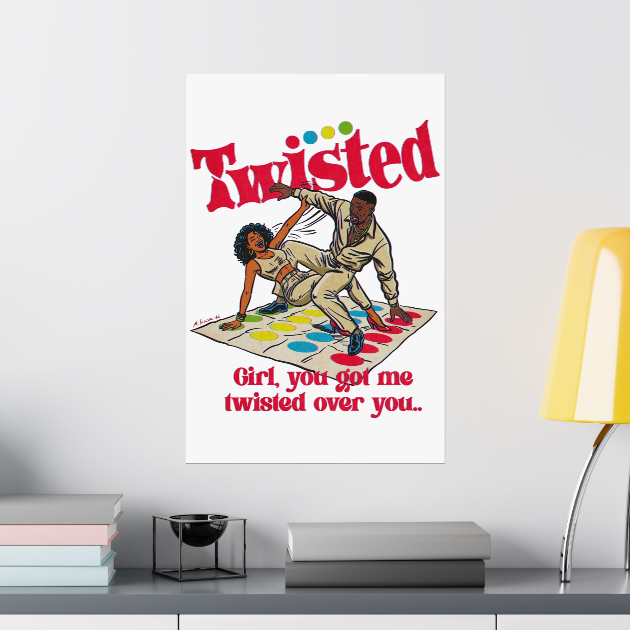 Twisted - Matte Vertical Posters