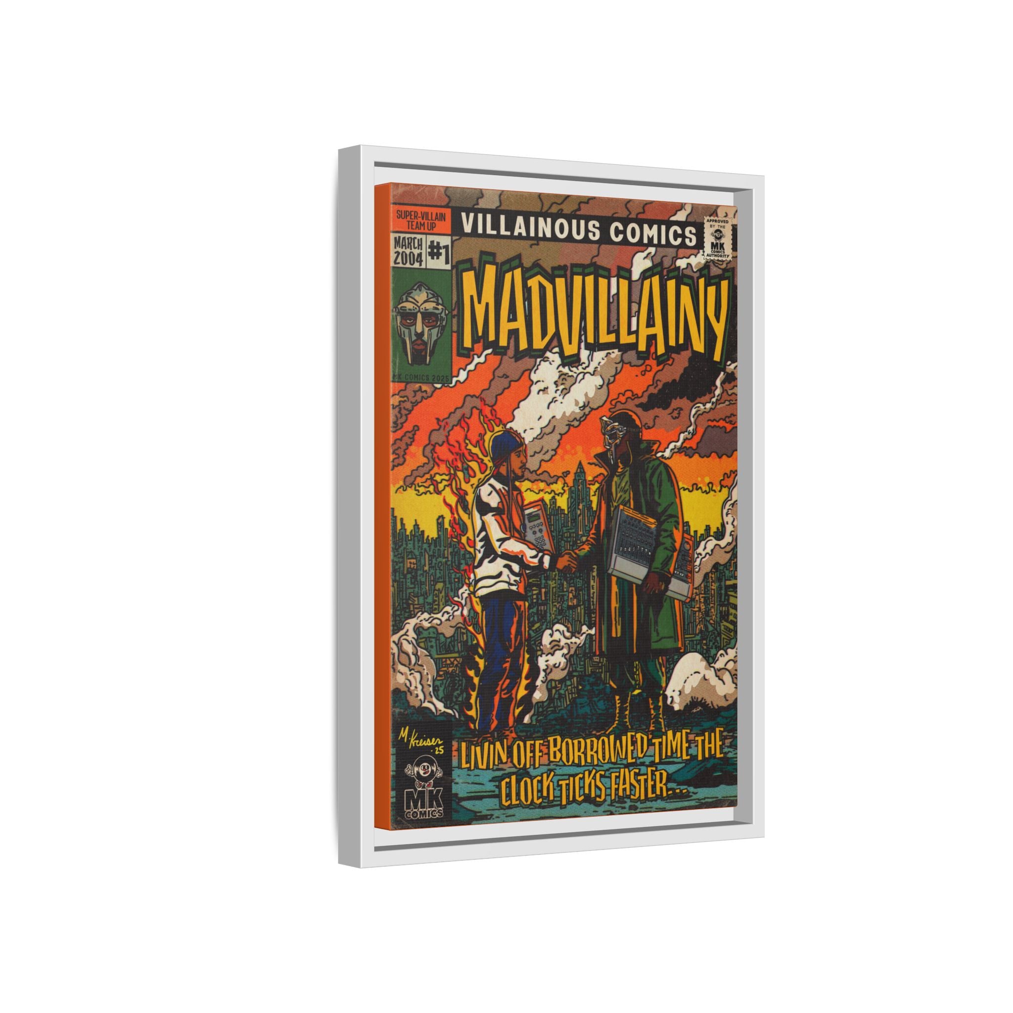 Madvillainy - Matte Canvas, Framed (Multi-color)