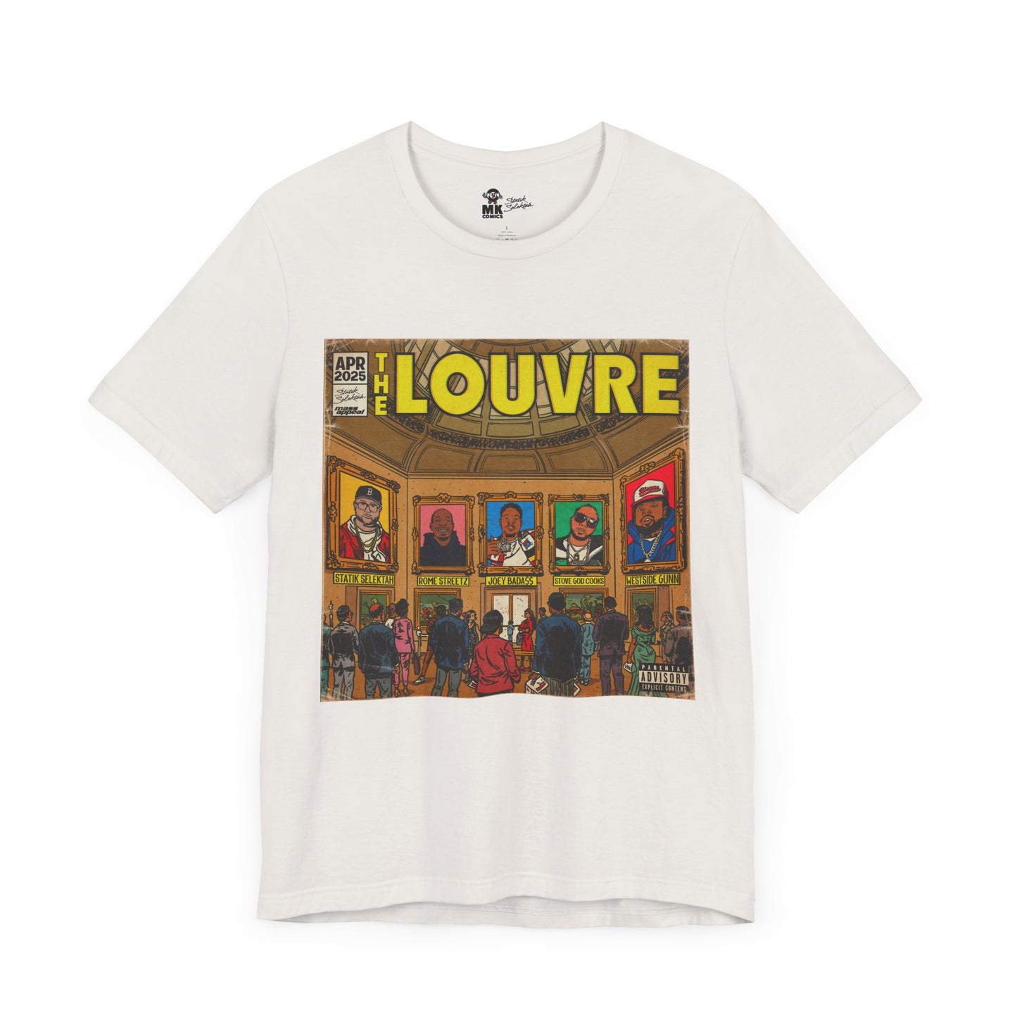 The Louvre - Statik Selektah & MK Collab - Unisex Jersey Short Sleeve Tee
