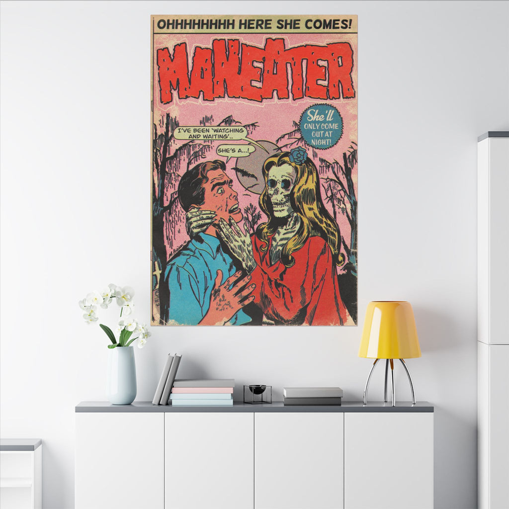 Maneater - Matte Canvas, Stretched, 0.75" (Multi-Size)
