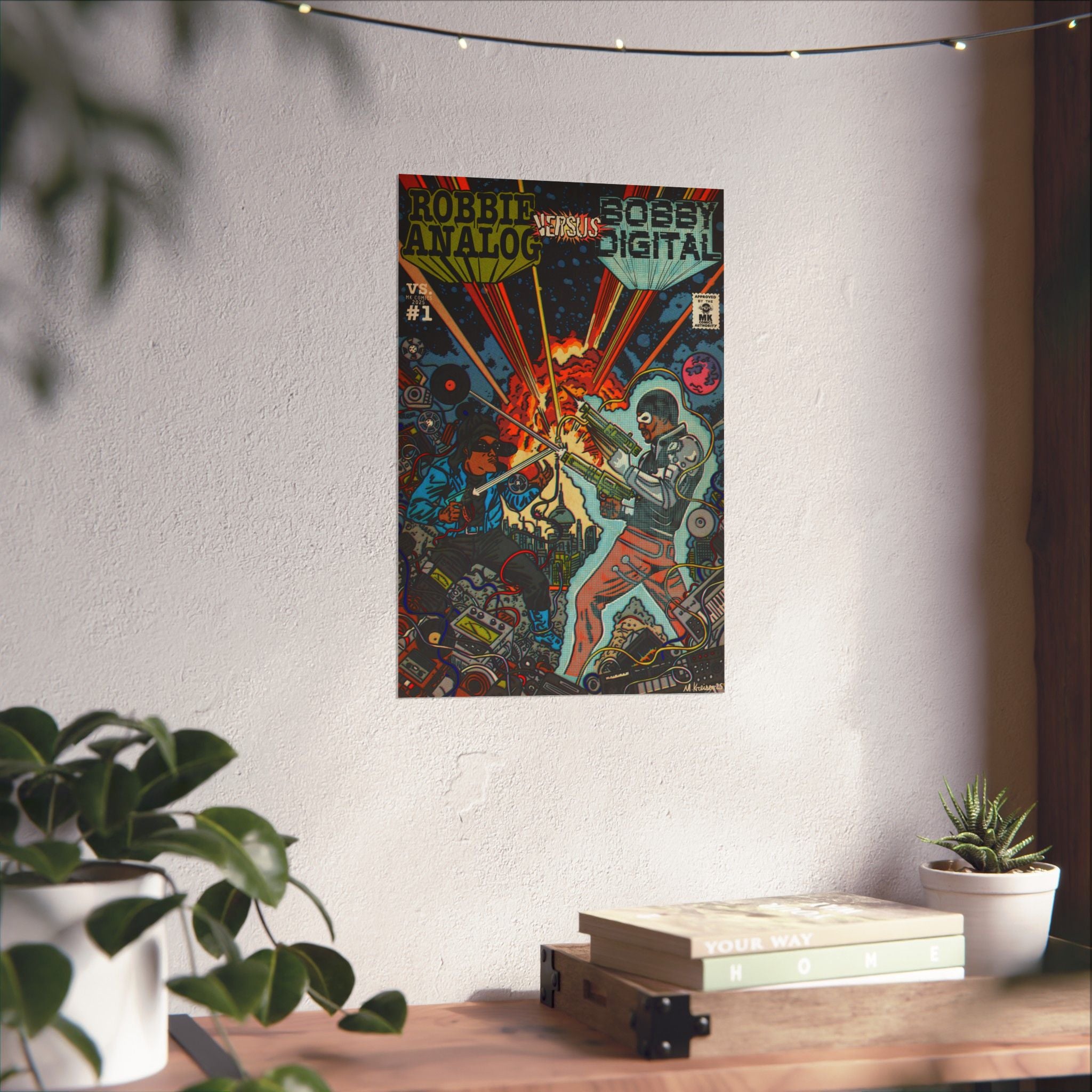 Analog vs. Digital - Matte Vertical Posters