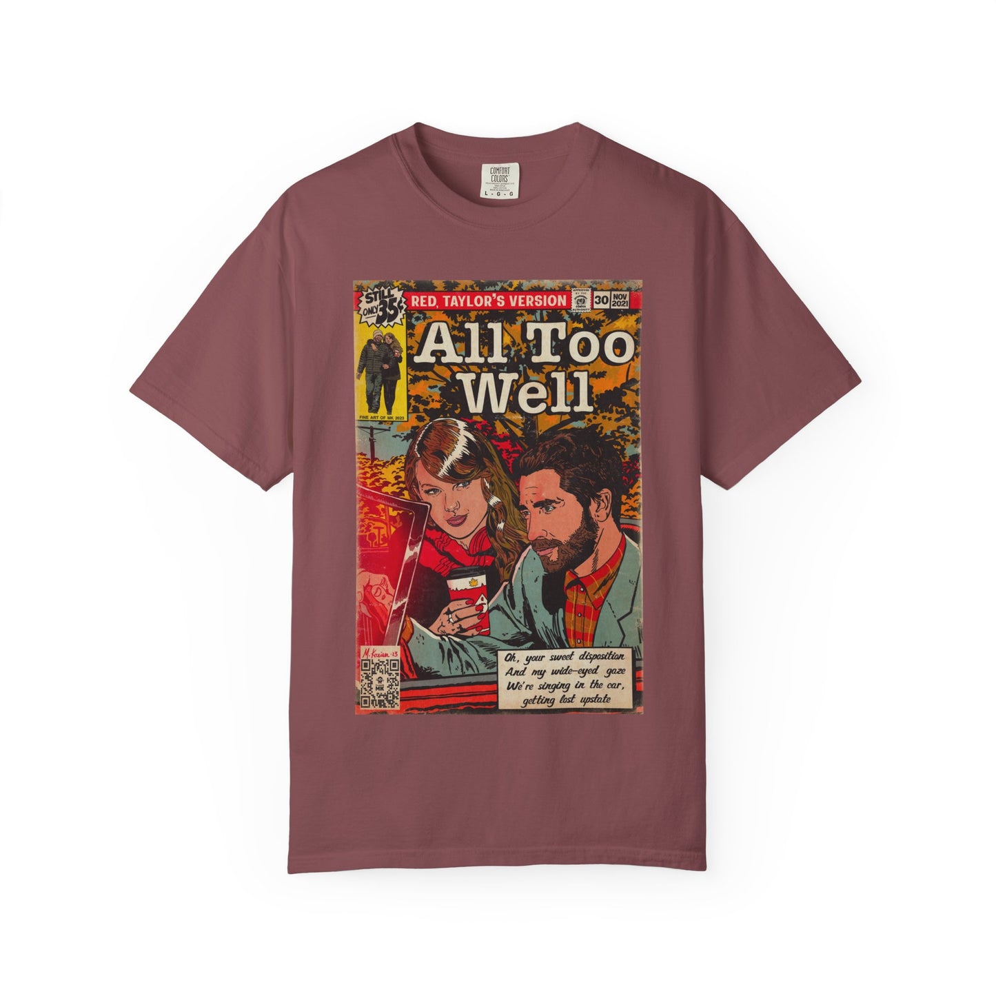 Taylor Swift - All Too Well - Unisex Comfort Colors T-shirt