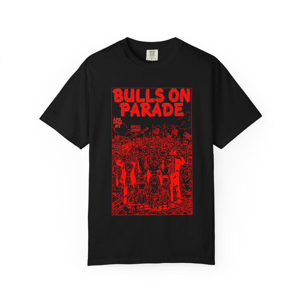 Bulls Parade - RED - Unisex Comfort Colors T-shirt