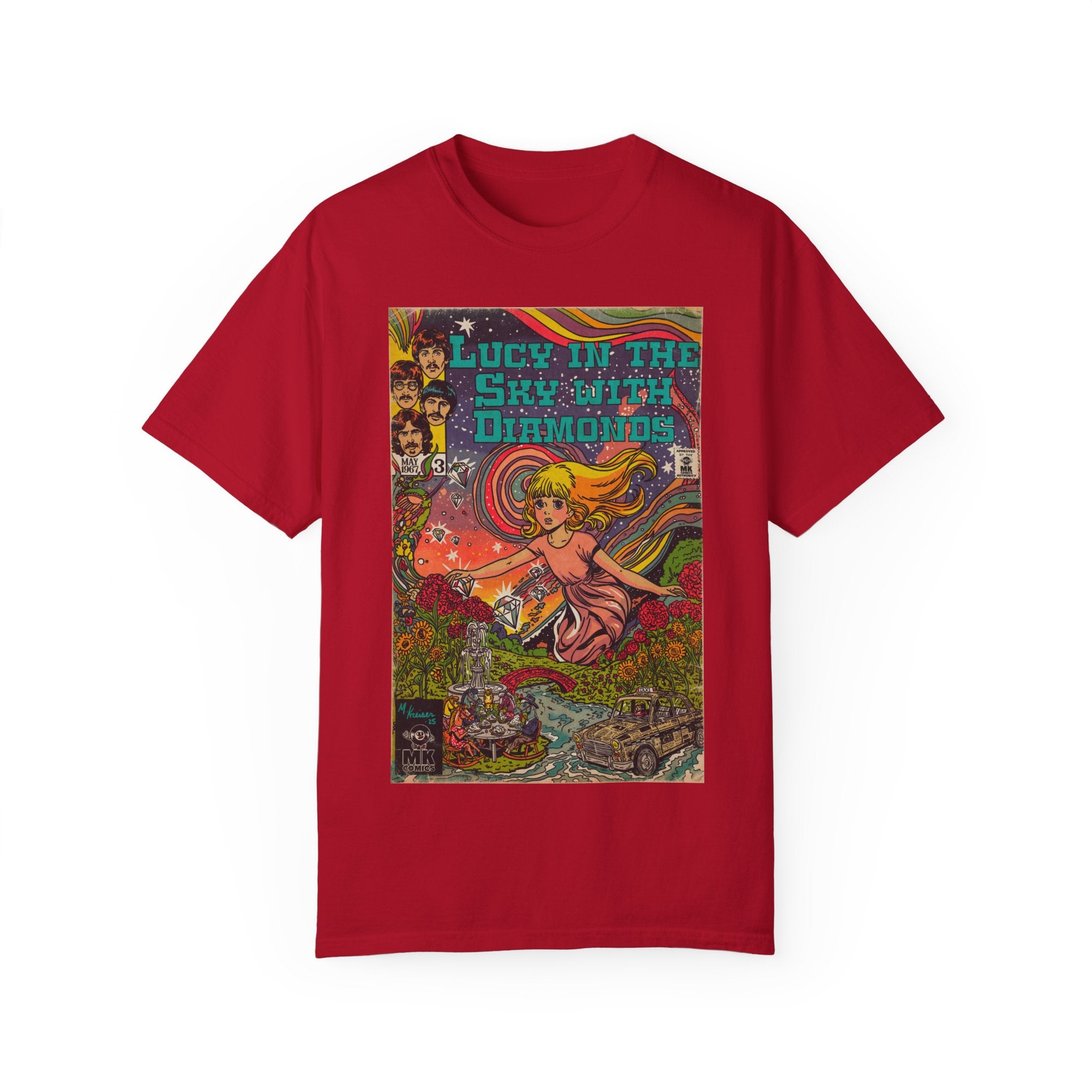 Lucy in the Sky with Diamonds - Unisex Comfort Colors T-shirt