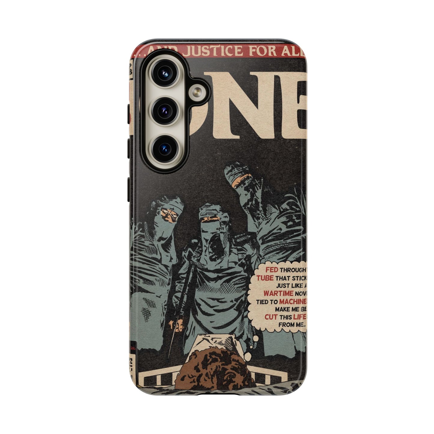 Metallica- One - Johnny Got His Gun Comic Book Art - Tough Phone Cases