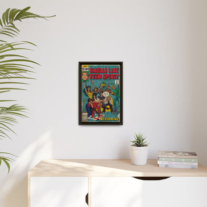 Nirvana - Smells Like Teen Spirit -  Gallery Canvas Wraps, Vertical Frame
