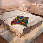 Virtual Insanity - Velveteen Plush Blanket