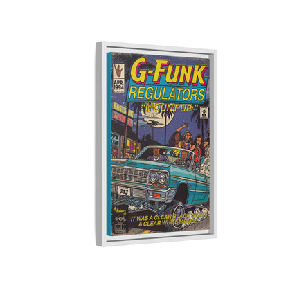 Regulate - Matte Canvas, Framed (Multi-color)