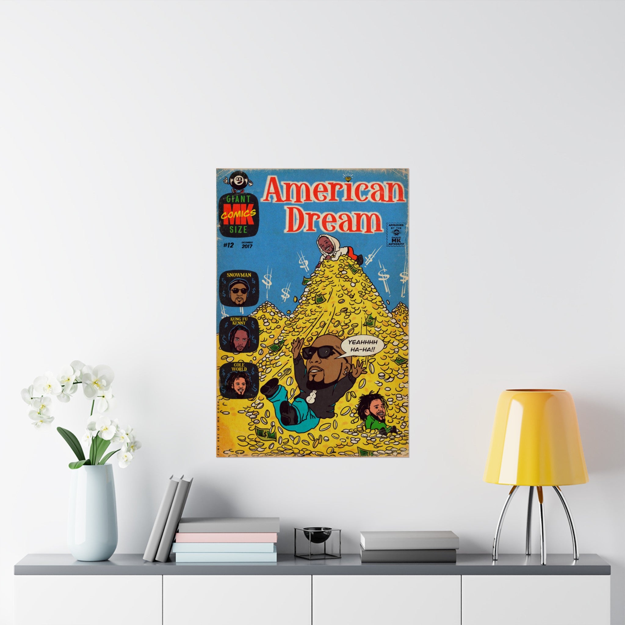 American Dream - Matte Vertical Posters