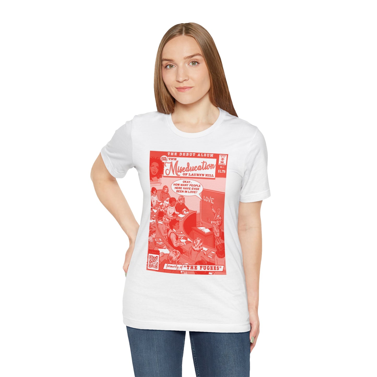 The Miseducation of Lauryn Hill.. - RED VARIANT - Unisex Jersey Short Sleeve Tee