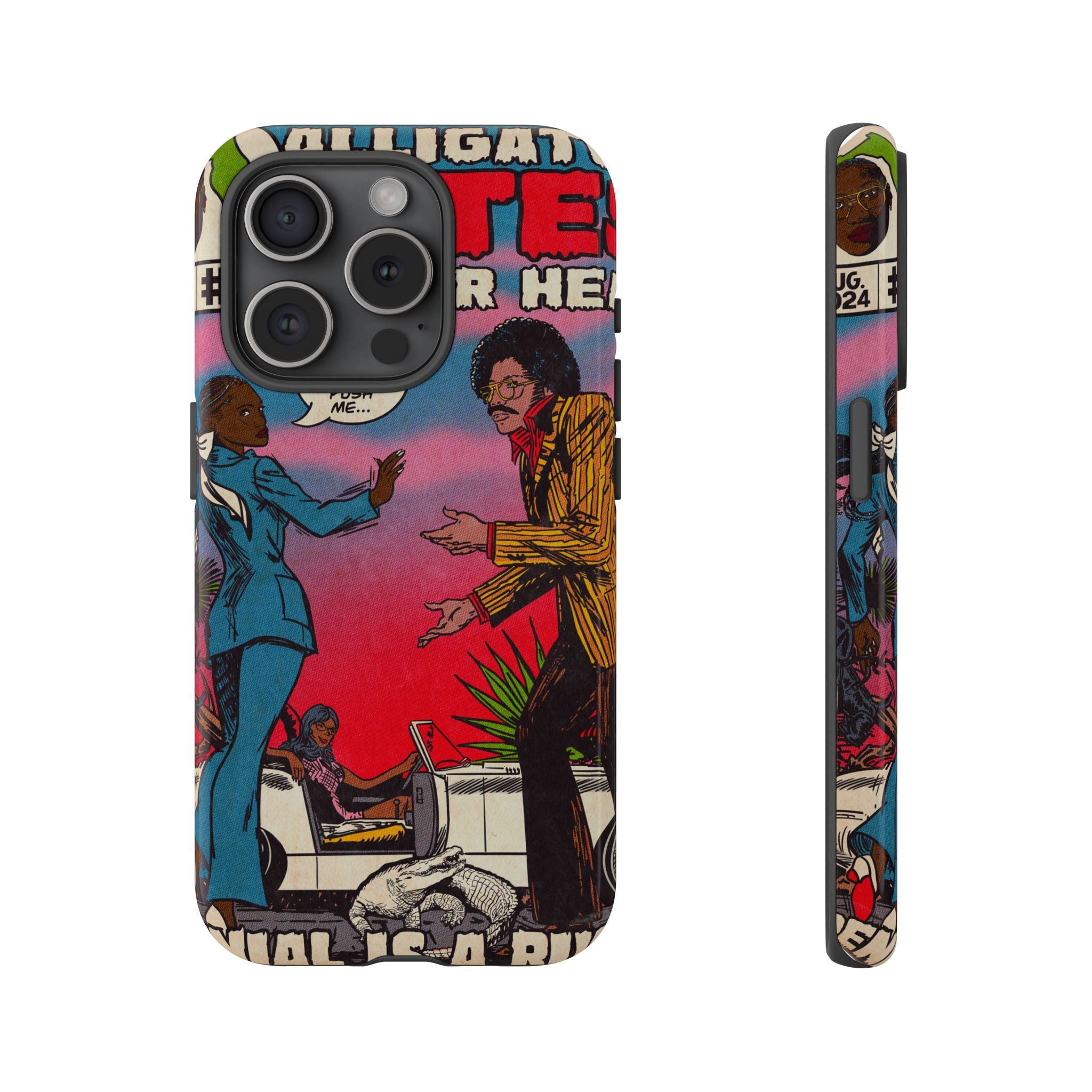 Denial is a River - Alligator Bites - Tough Phone Cases