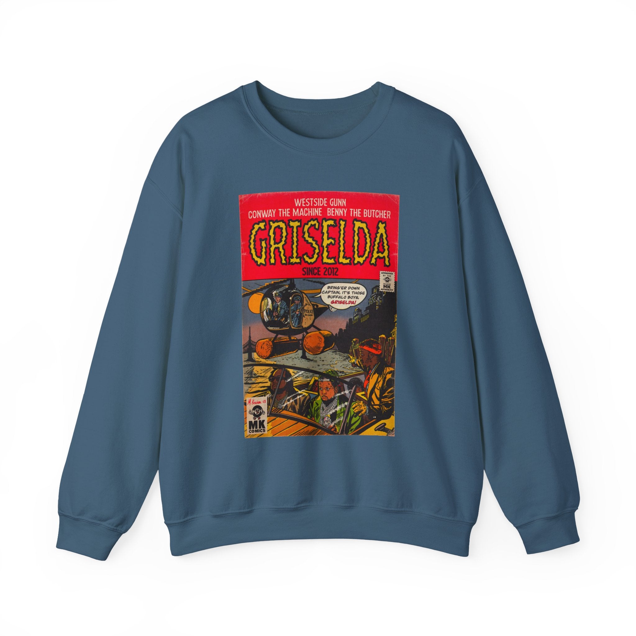 Griselda - Comic Book Art - Unisex Heavy Blend™ Crewneck Sweatshirt