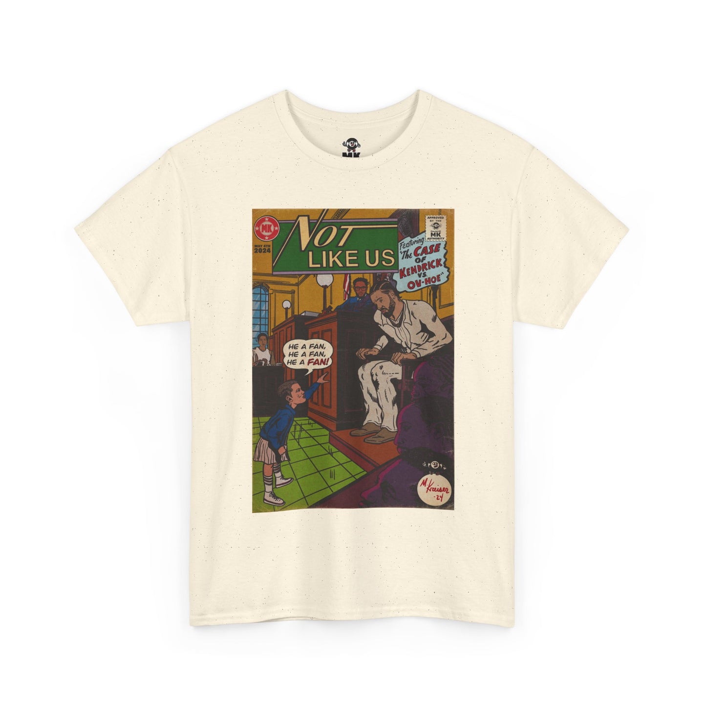 Not Like Us - MK Classic - Unisex Heavy Cotton Tee