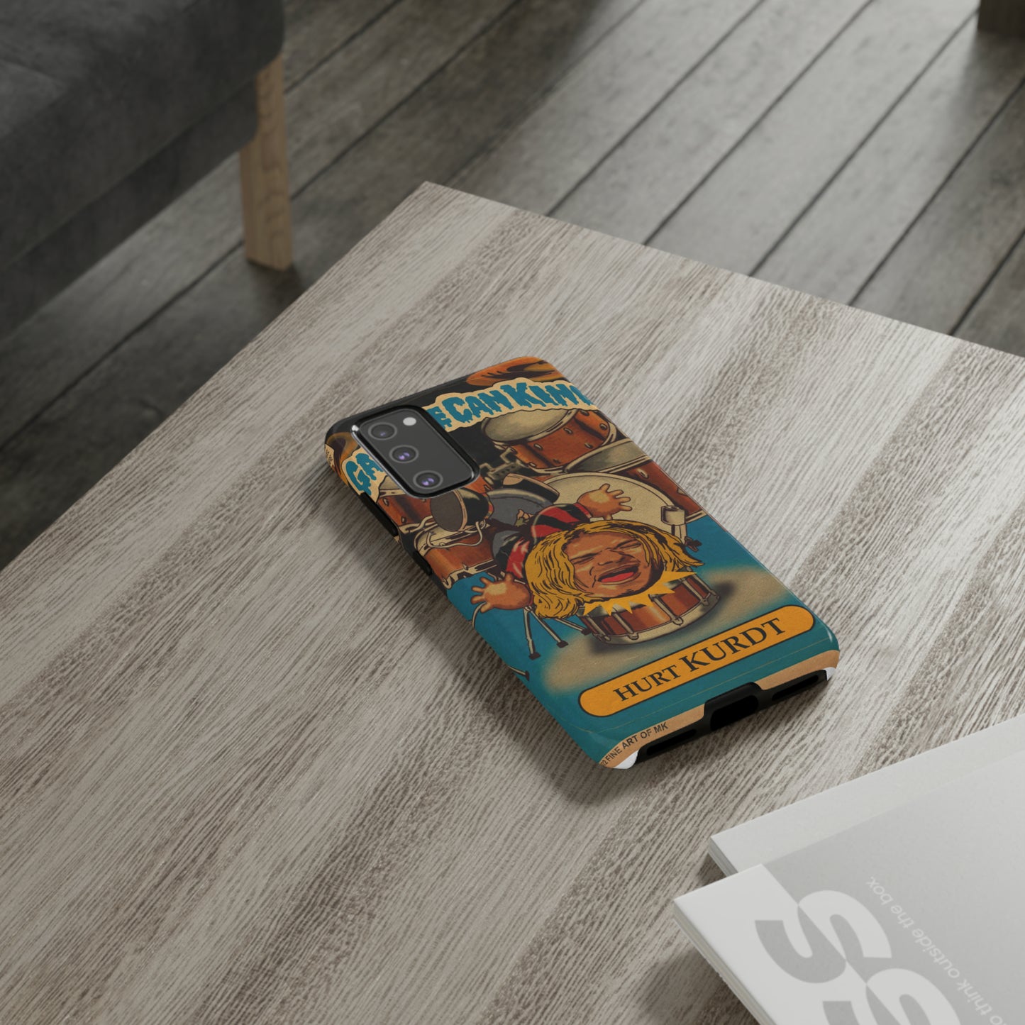 Hurt KURDT - Garbage Can Kings - Nirvana - Tough Phone Cases