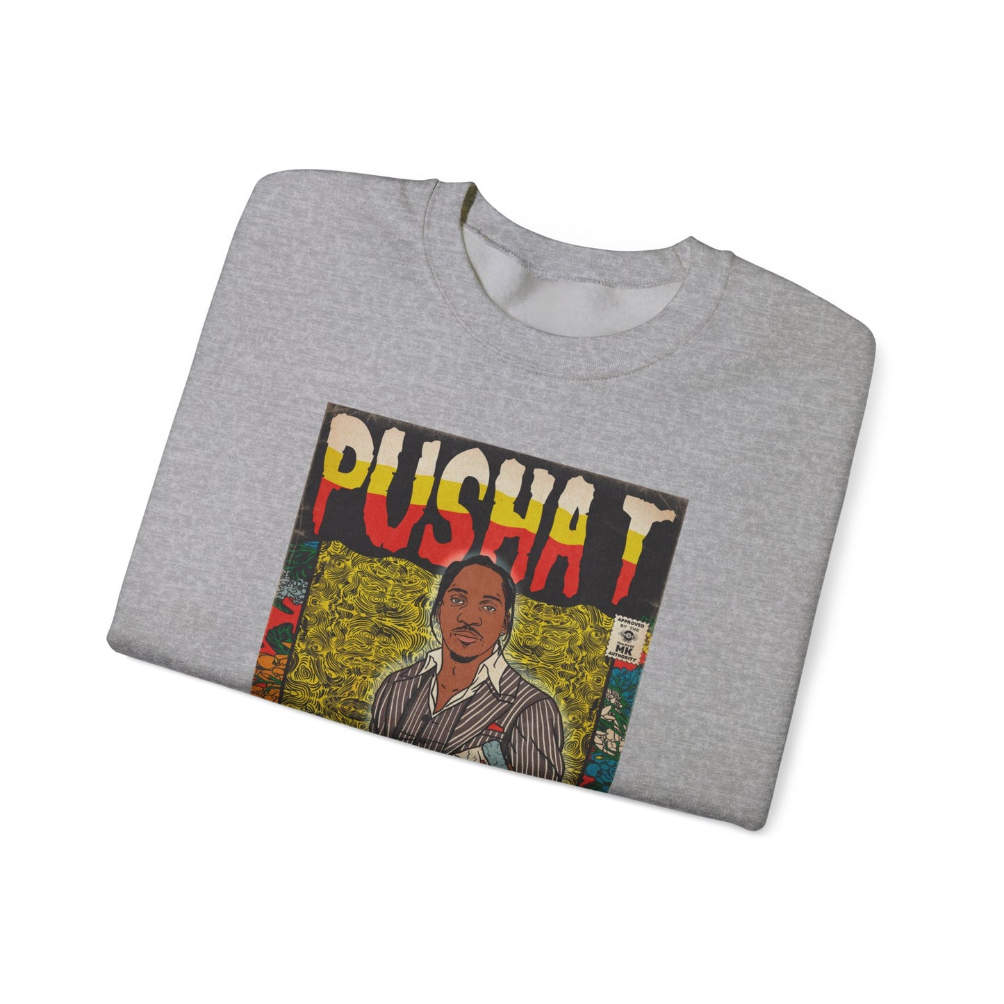 Pusha T - Comic Book Art - Unisex Heavy Blend™ Crewneck Sweatshirt