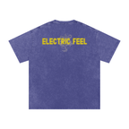 Electric Feel - Snow Washed Oversized Cotton T-Shirt