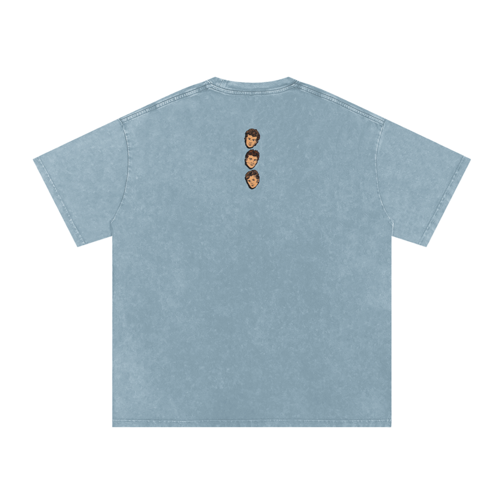 Take On Me - Snow Washed Oversized Cotton T-Shirt
