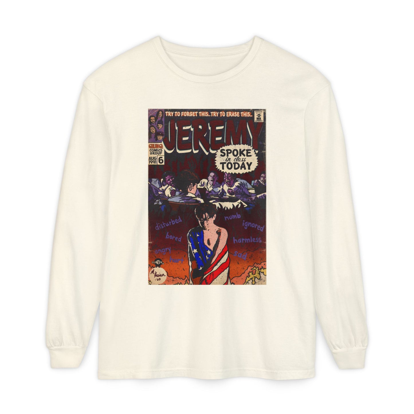 Jeremy - Unisex Comfort Colors Long Sleeve T-Shirt